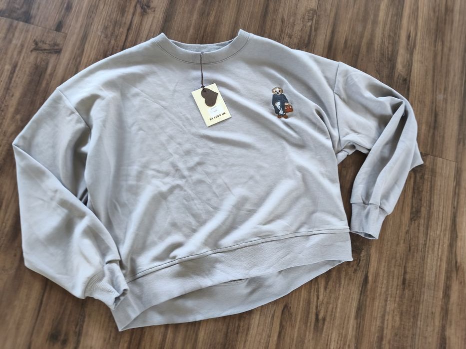 Bluza by love me z misiem nowa L/xl