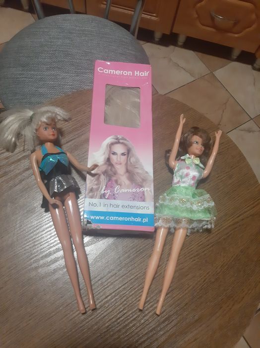 Lalkii Barbie plus włosy syntetyczne