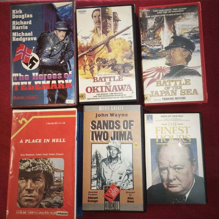 Filmes clássicos de Guerra em BETAMAX