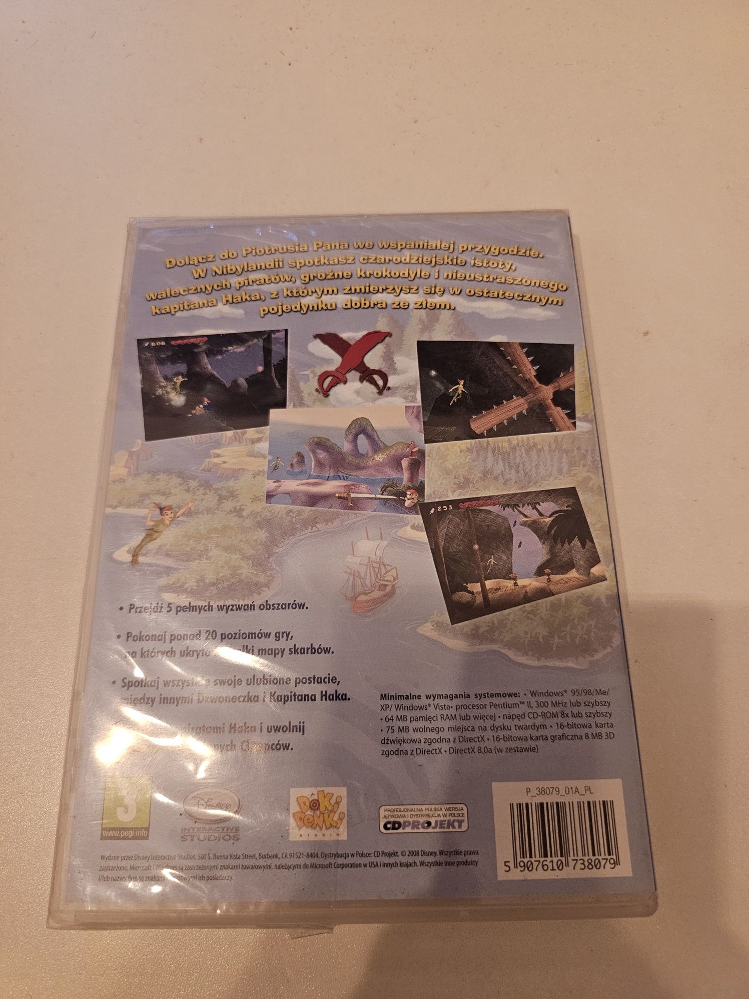 Piotruś Pan Wielki Powrót PC PL nowa folia