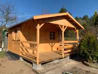 domki drewniane dom z drewna działkowy letniskowy pomieszczenie WARBIT