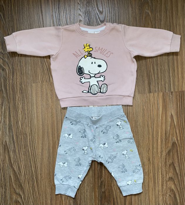 H&M dres Snoopy - rozm. 68/74