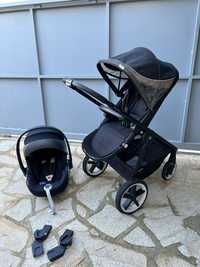 Carrinho de bebé cybex balios m + babycoque cloud z + adaptadores