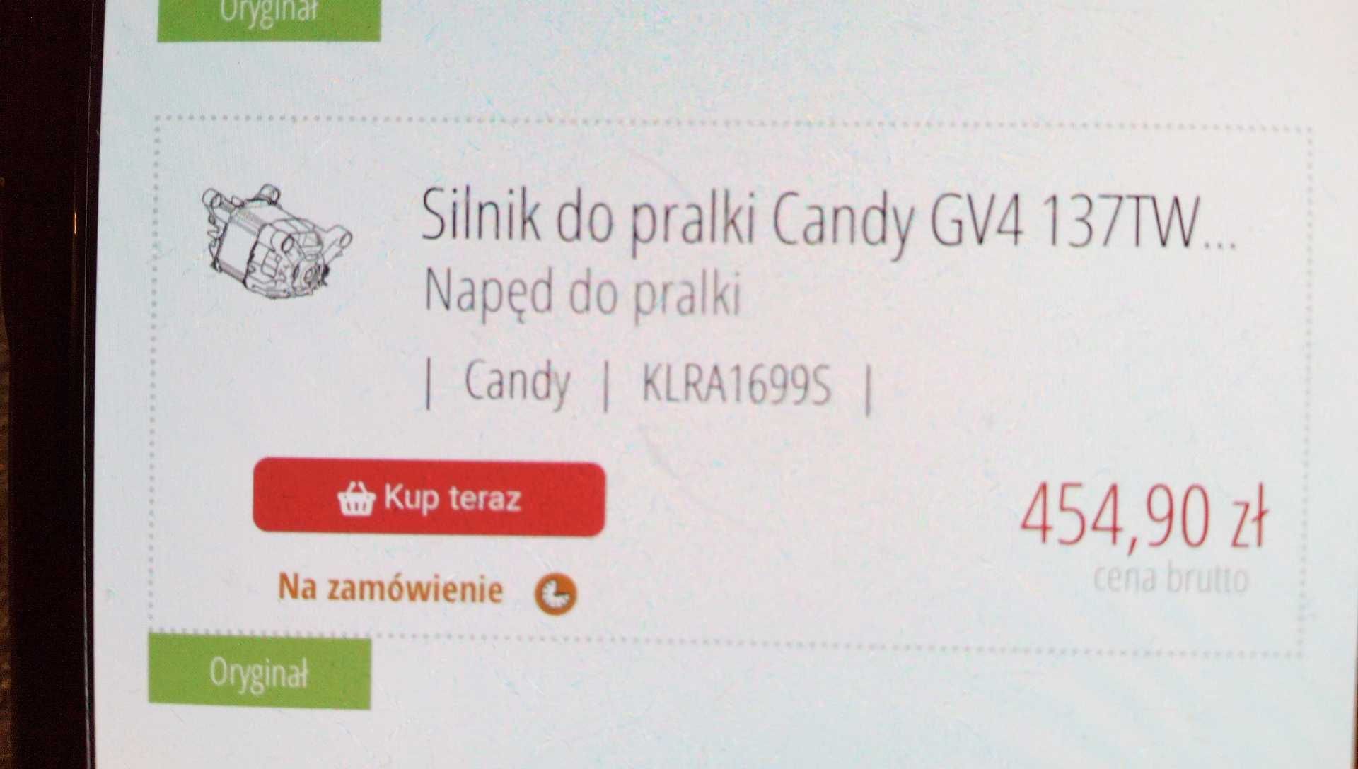 Cześć do pralki Candy GV4 137TWHC3/2-S