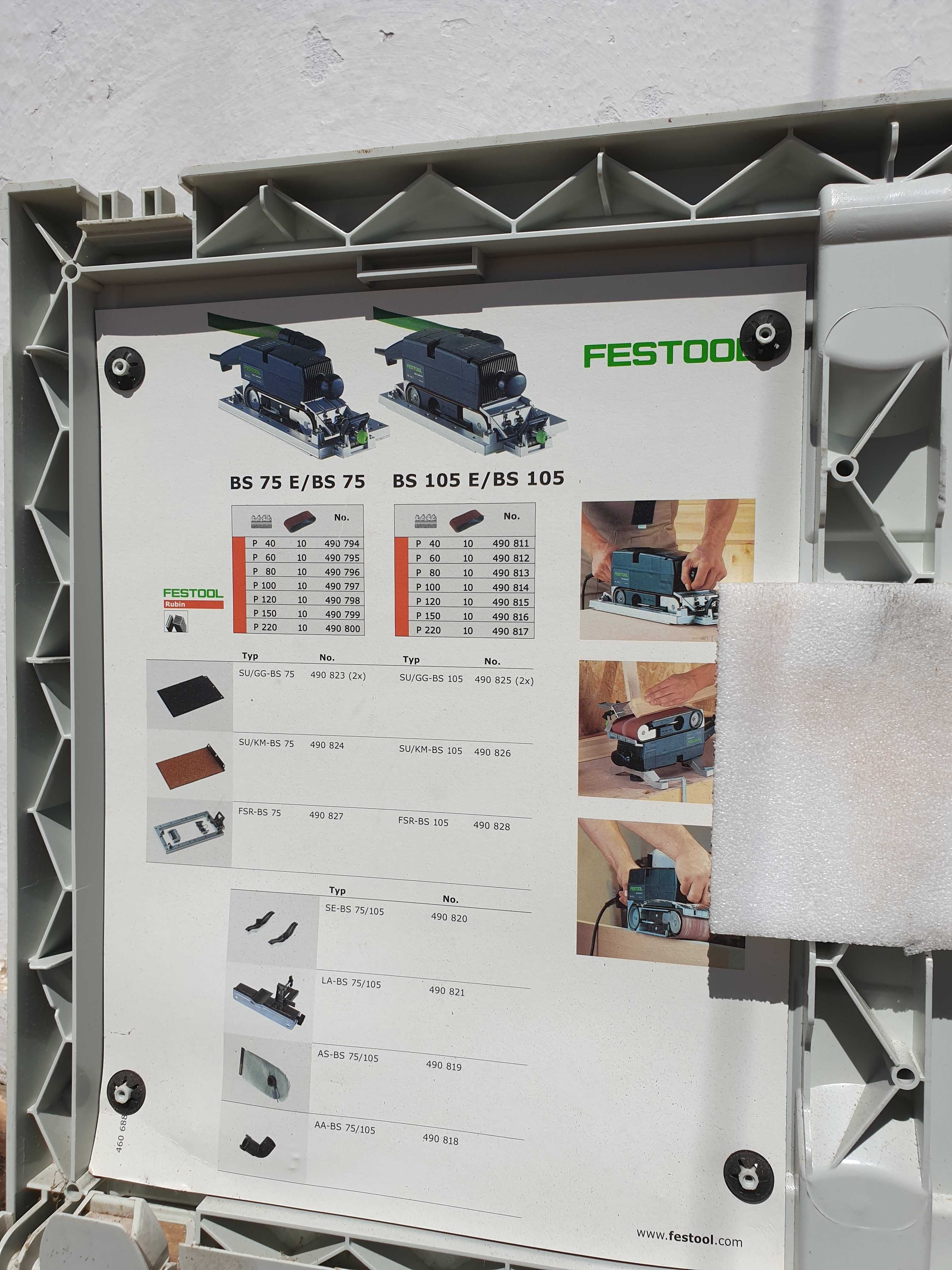 FESTOOL BS 105 E- plus lixadora a banda