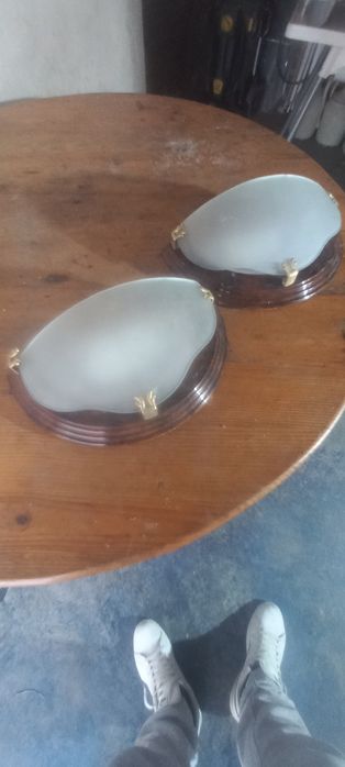 2 candeeiros de parede