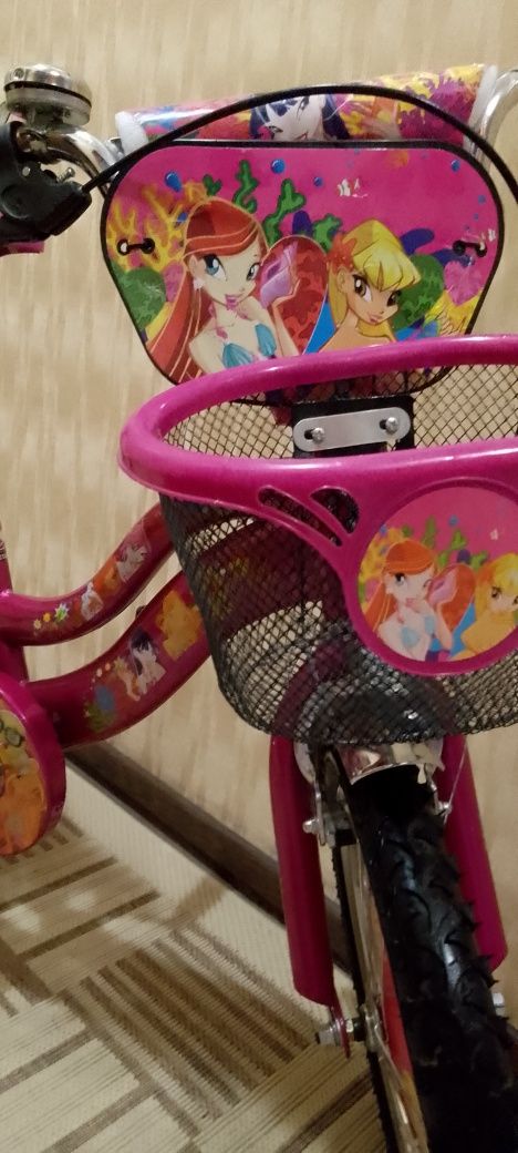 Детский  велосипед для девочки 16 дюймов