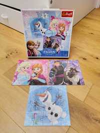 Puzzle Kraina lodu Anna, Elsa Disney Frozen 20, 36 i 50 elementów