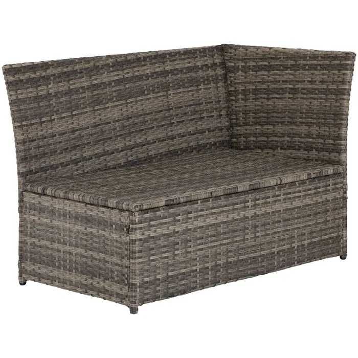 Zestaw mebli ogrodowych model MARSYLIA sofa + puf + stolik