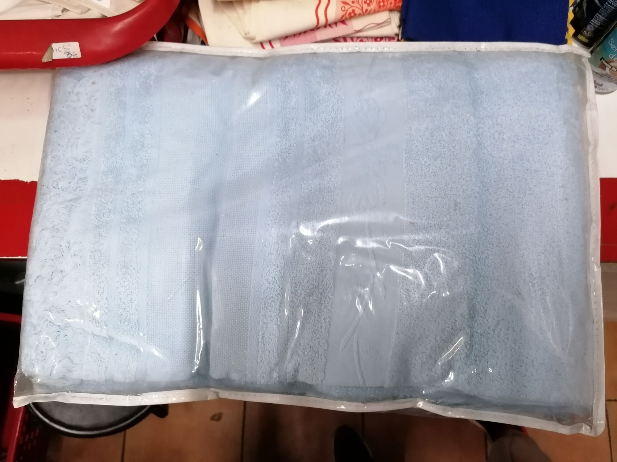 Conjunto de banho para bordar