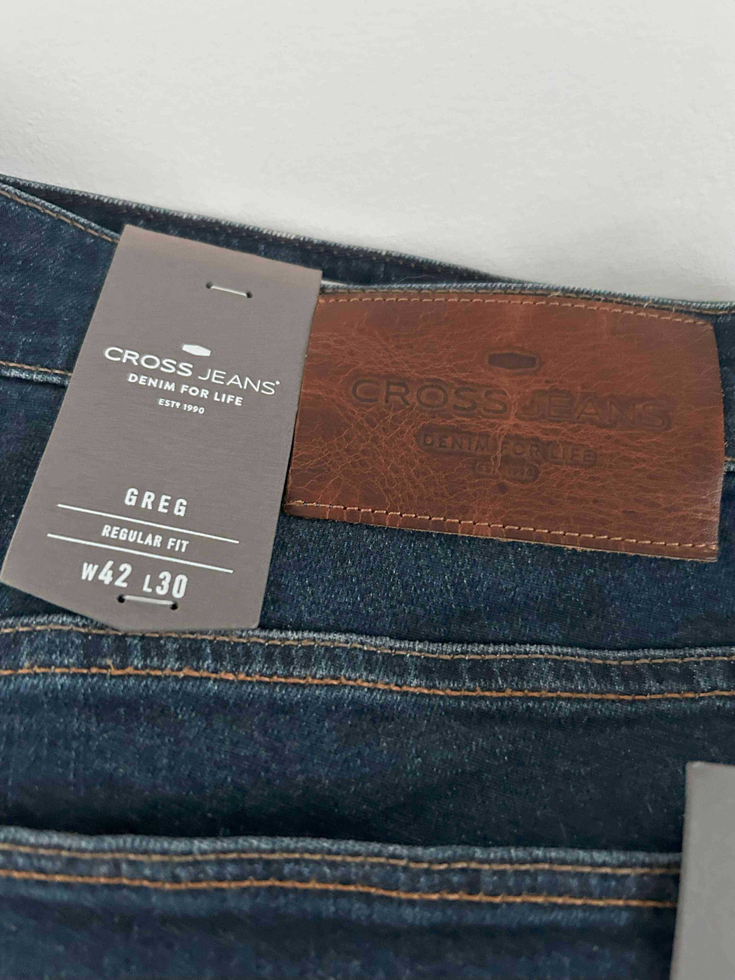 Męskie jeansy Cross Jeans Regular Fit GREG W42 L30