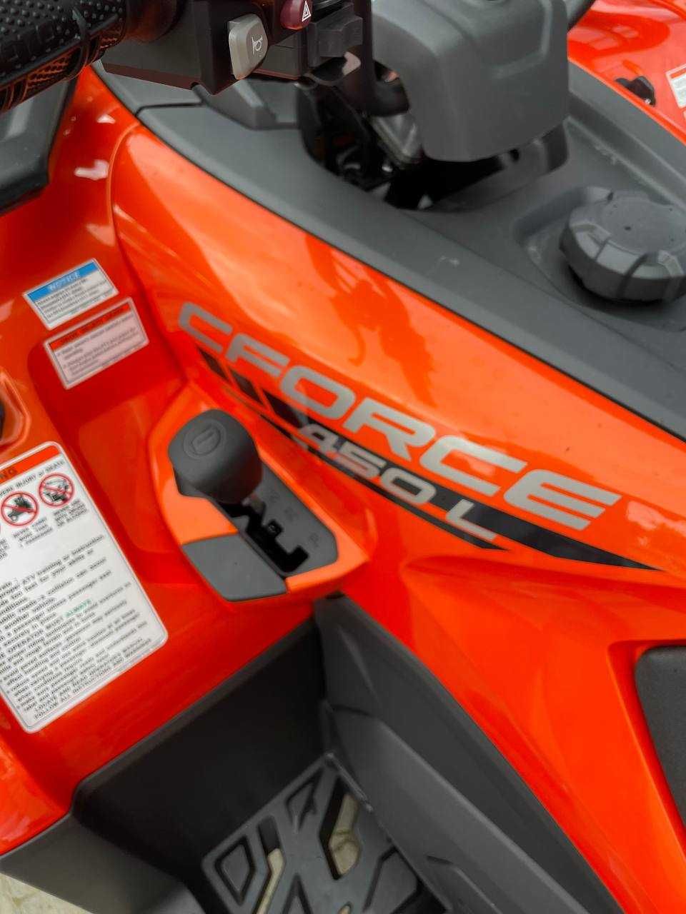 ЛЕБІДКА В ПОДАРУНОК! Квадроцикл CFORCE 450L Basic Lava Orange 2024