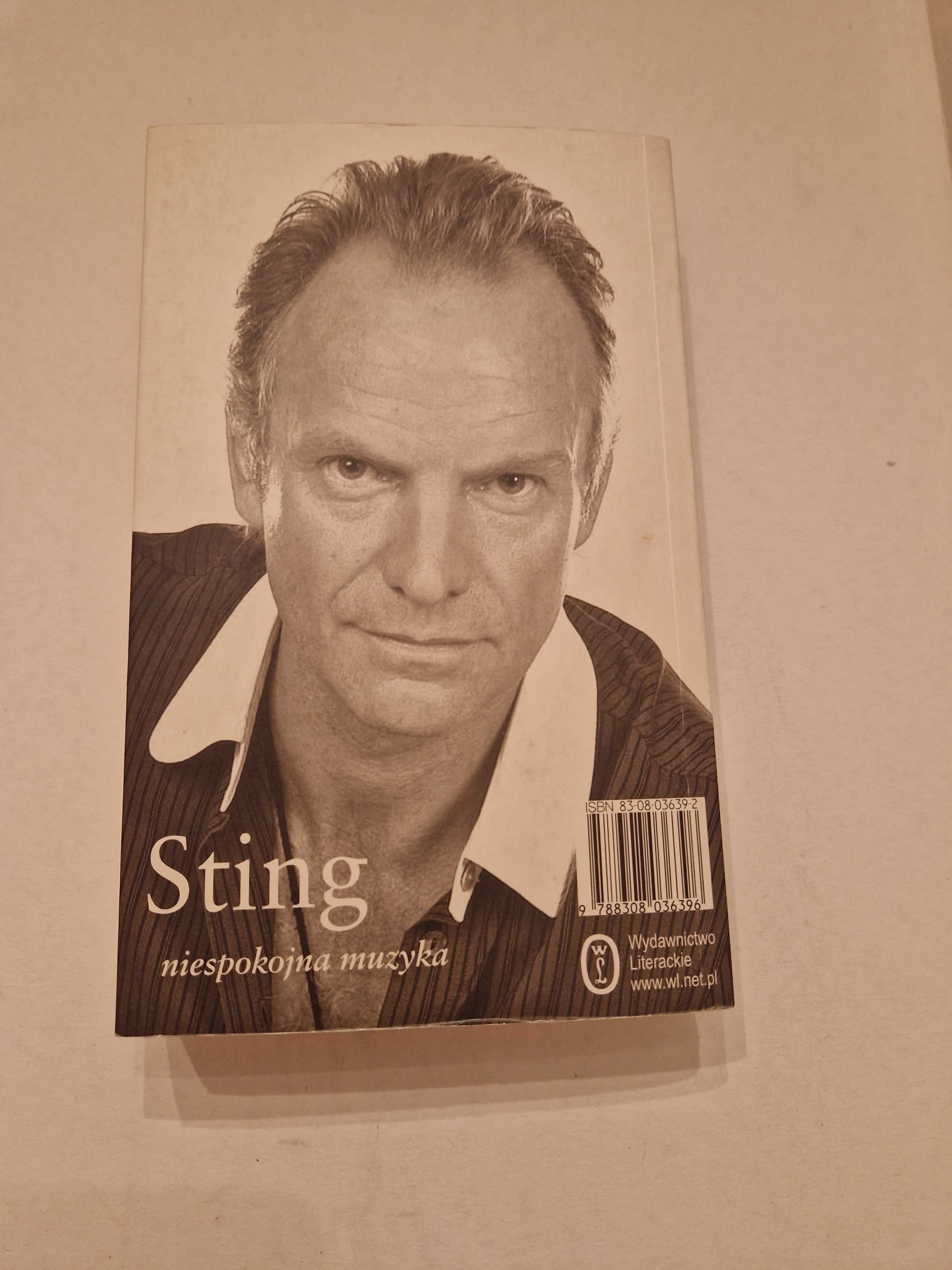 Książka  Sting Niespokojna muzyka