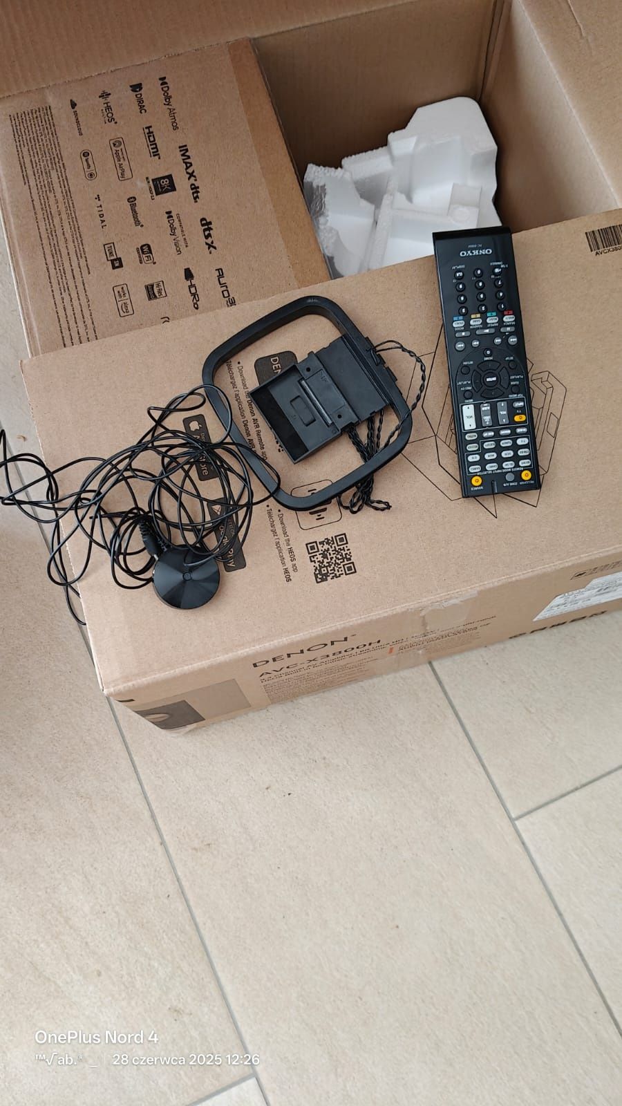 Amplituner Onkyo tx-sr444 Bluetooth wysoki model