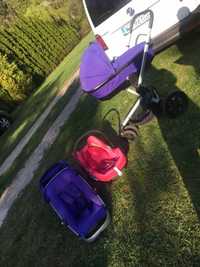 Wózek Quinny buzi 3w1 caly zestaw gondola spacerówka nosidełko OKAZJA!