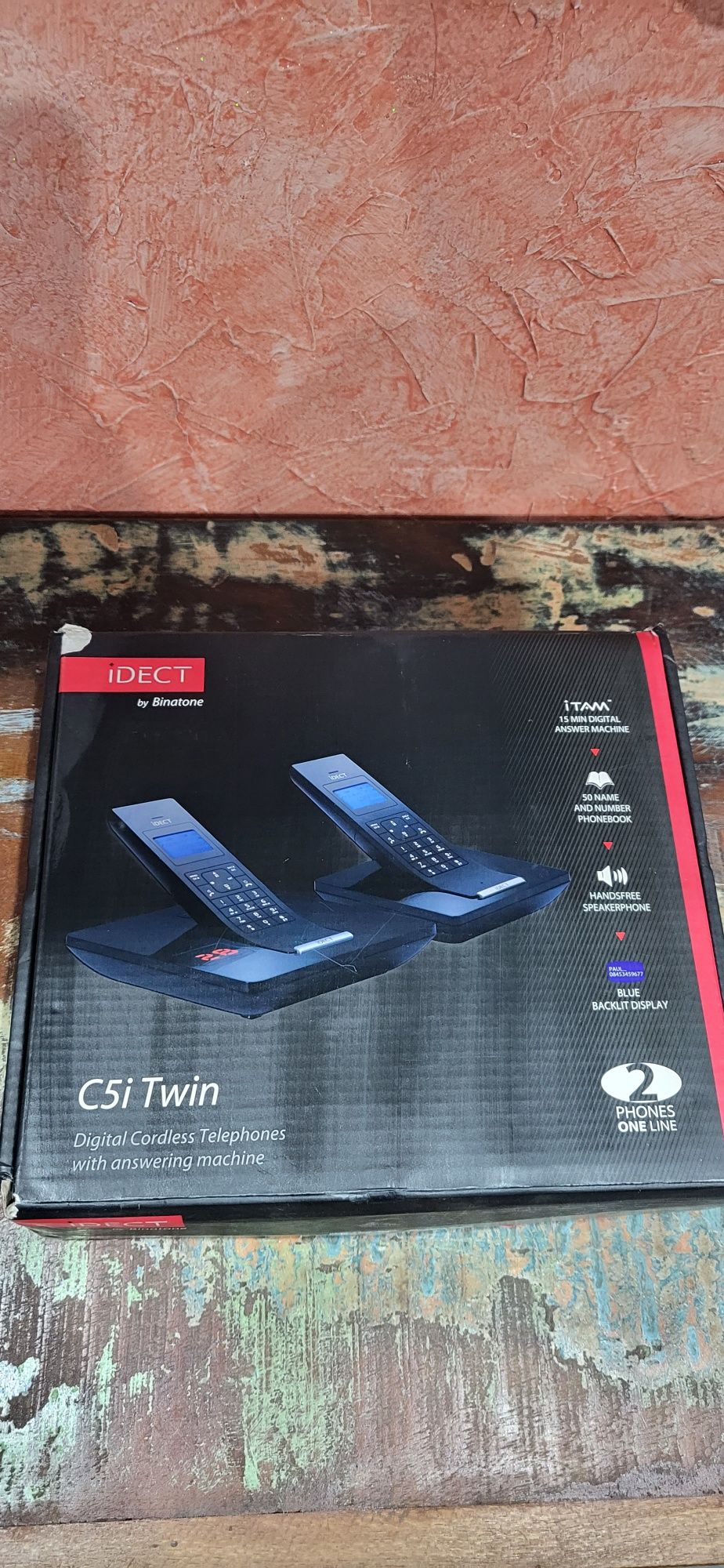 Idect C5i Twin by Binatone świetny telefon stacjonarny bezprzewodowy