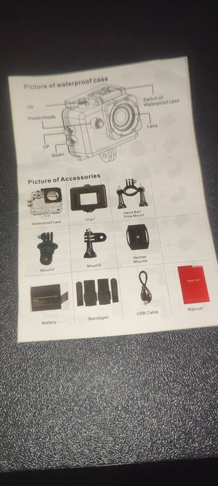 GoPro CAM  com todos os acessórios