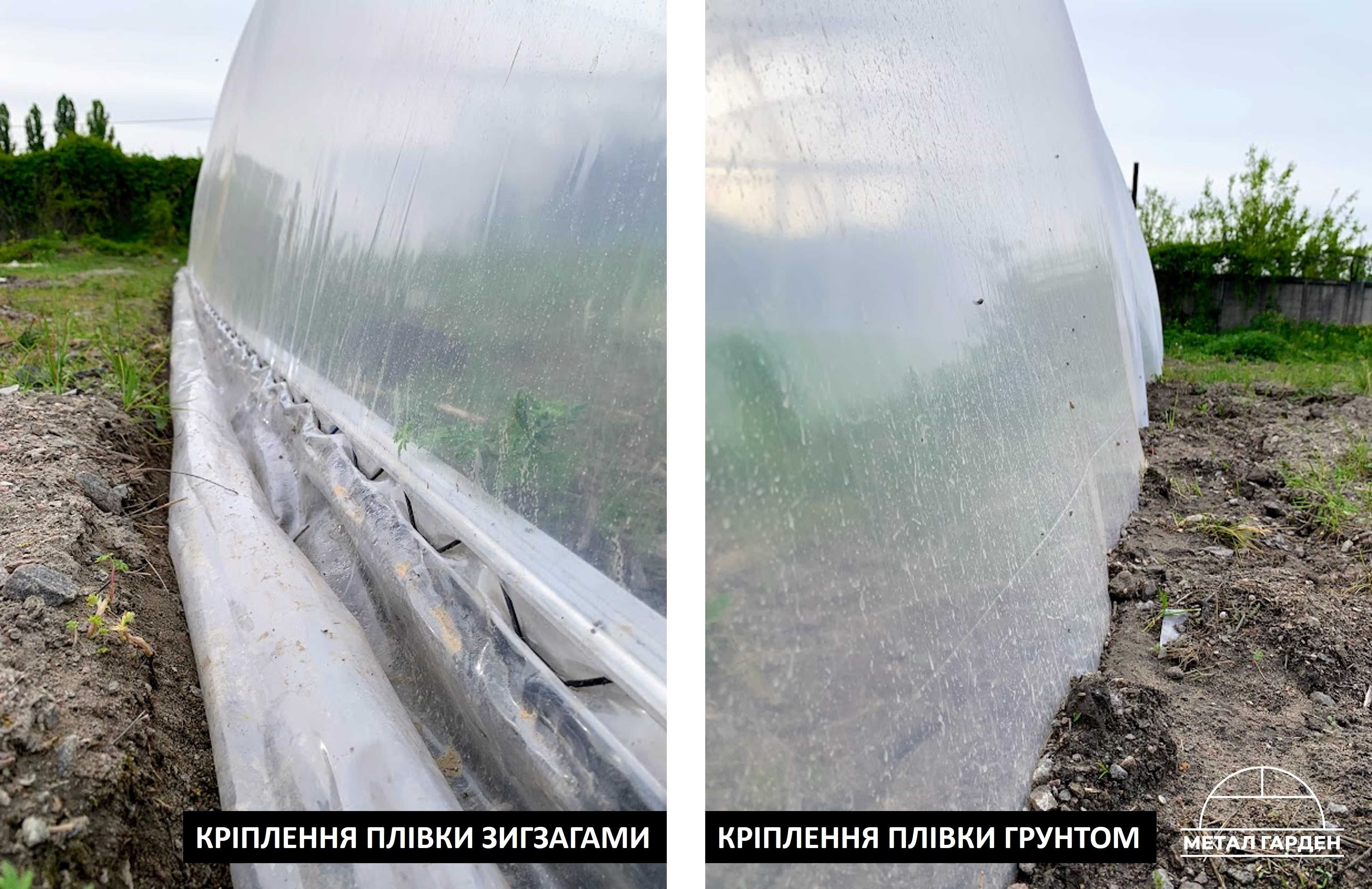 Теплиця посилена 10х50 під дві плівки з наддувом під ключ, для бізнесу