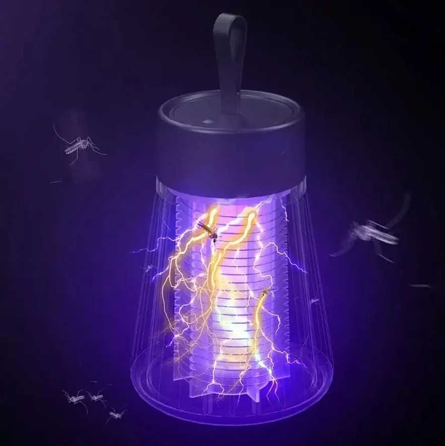 Лампа- ночник ловушка- уничтожитель комаров и москитов от 5V без химии