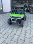 Auto na akumulator Ciężarówka Wywrotka 4x4 Miękkie koła Skóra USB
