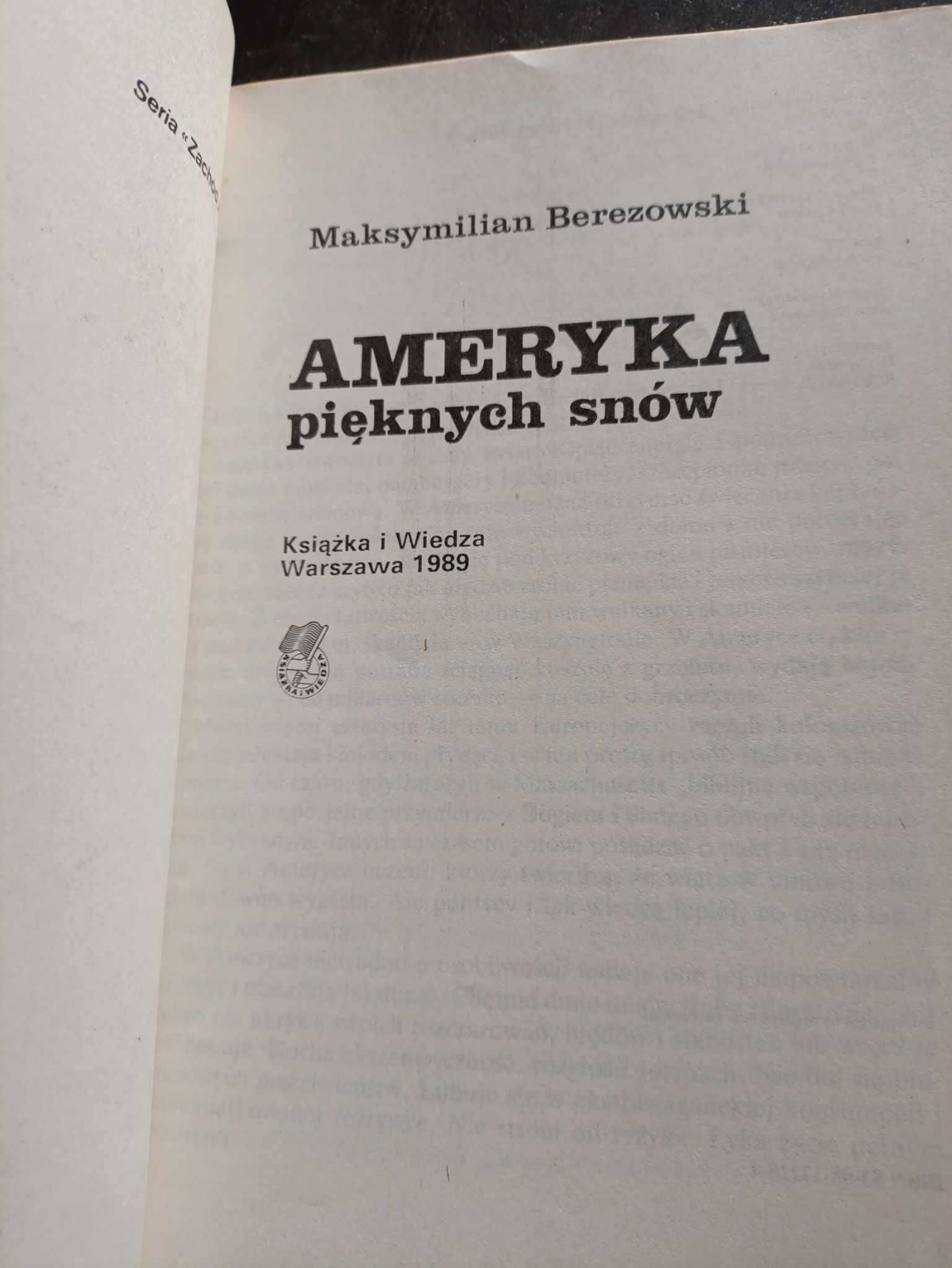 Ameryka pięknych snów - Maksymilian Berezowski