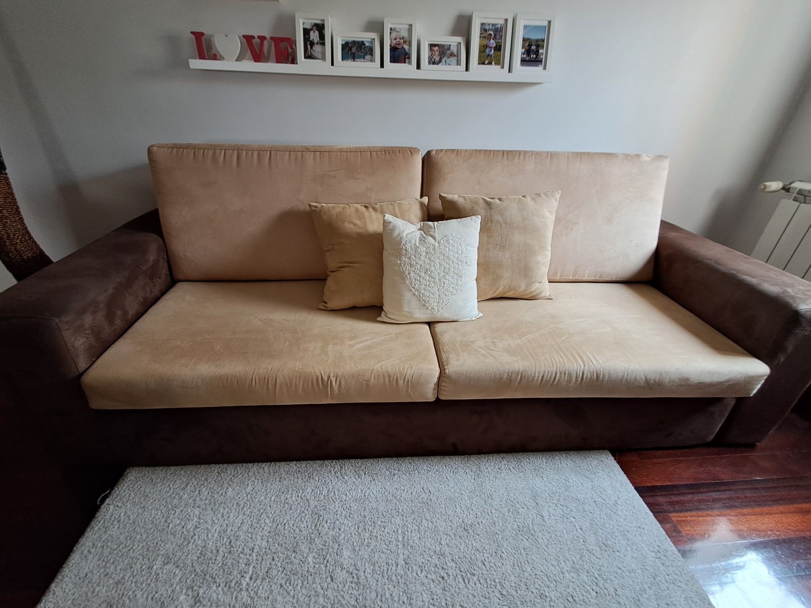Conjunto de sofás grandes