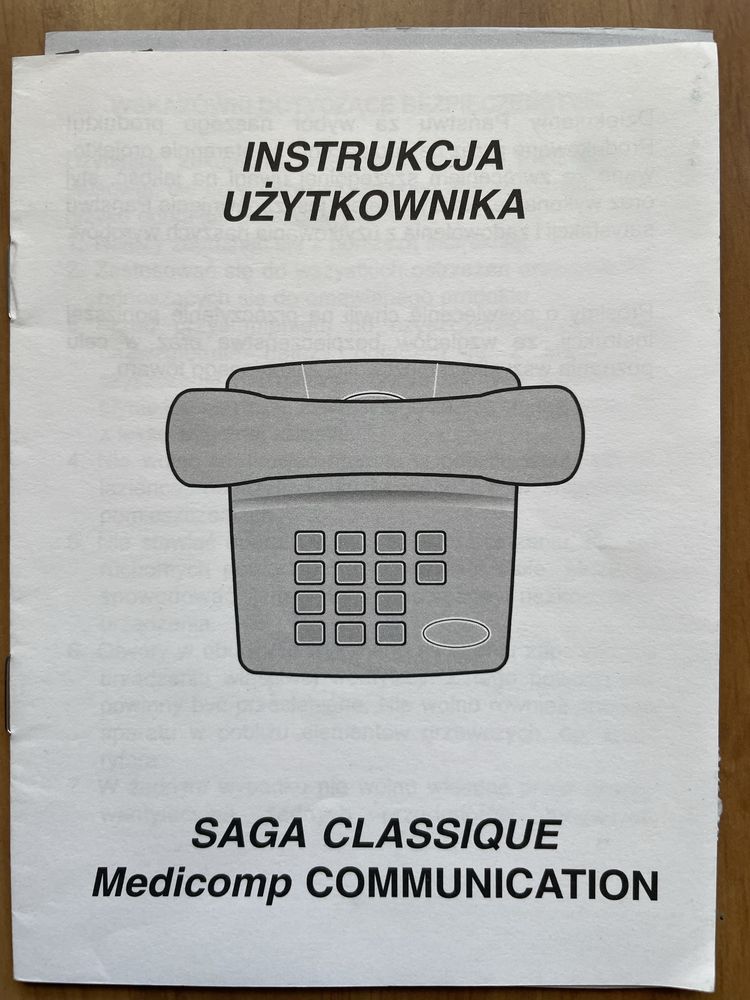 Telefon stacjonarny  Saga .