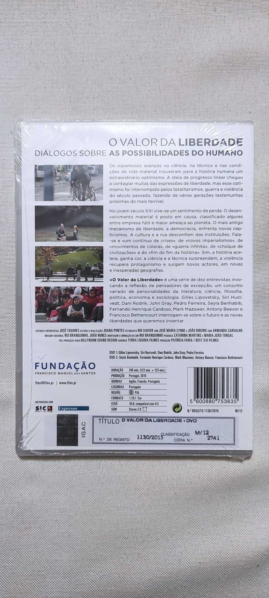 DVD "O valor da liberdade"