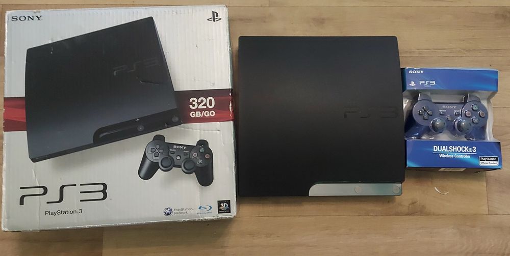 Konsola ps3 slim z boxem