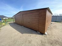 Garaż blaszany. Garaże na profilu, producent garaży