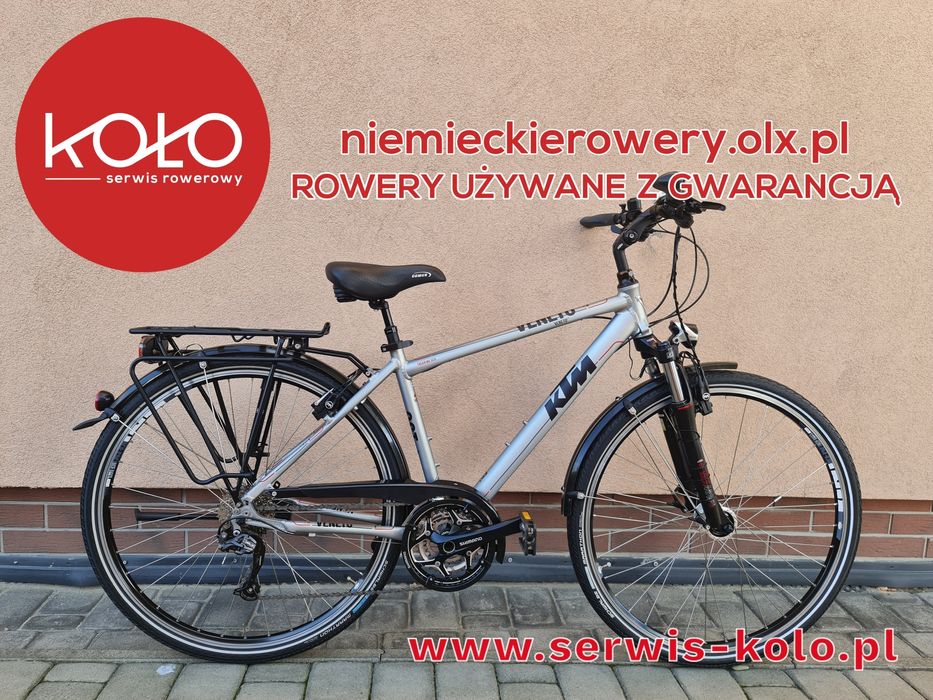Rower męski trekkingowy KTM VENTO koła 28 SHIMANO SLX okazja aluminium