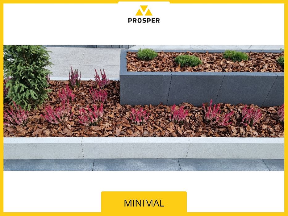 Palisada MINIMAL nowoczesna 98cm obrzeże KOST-BET betonowa