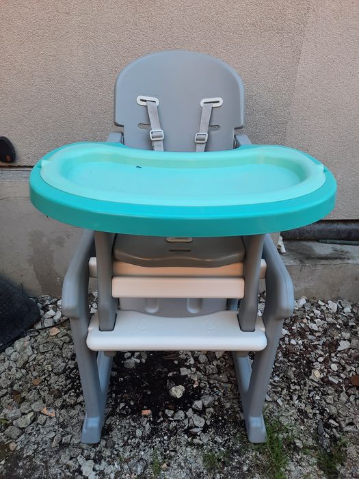 Krzesełko do karmienia dziecka niemowlaka stolik+ krzesło Baby Design