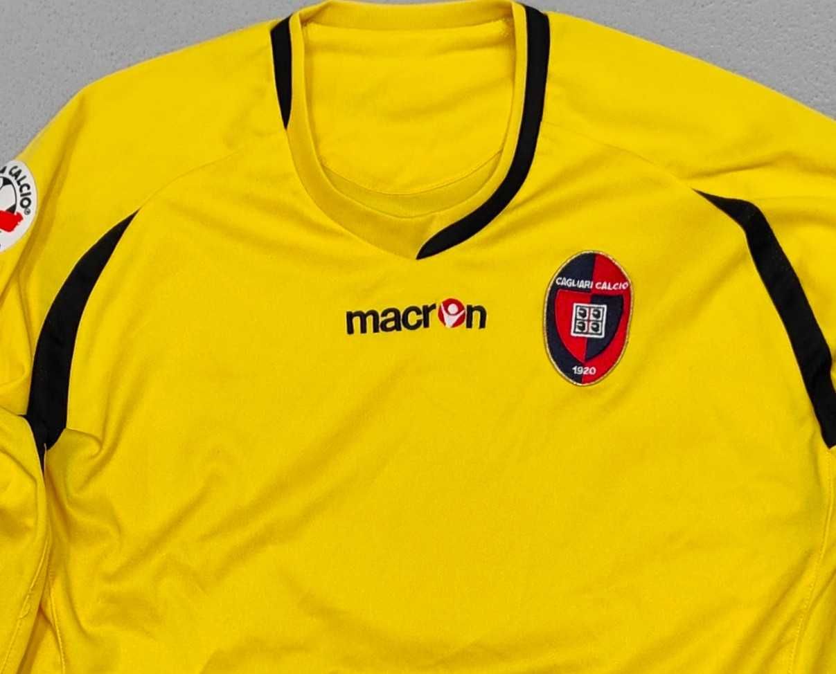 Wr) Cagliari Calcio Macron oryginalna koszulka klubowa Roz.M
