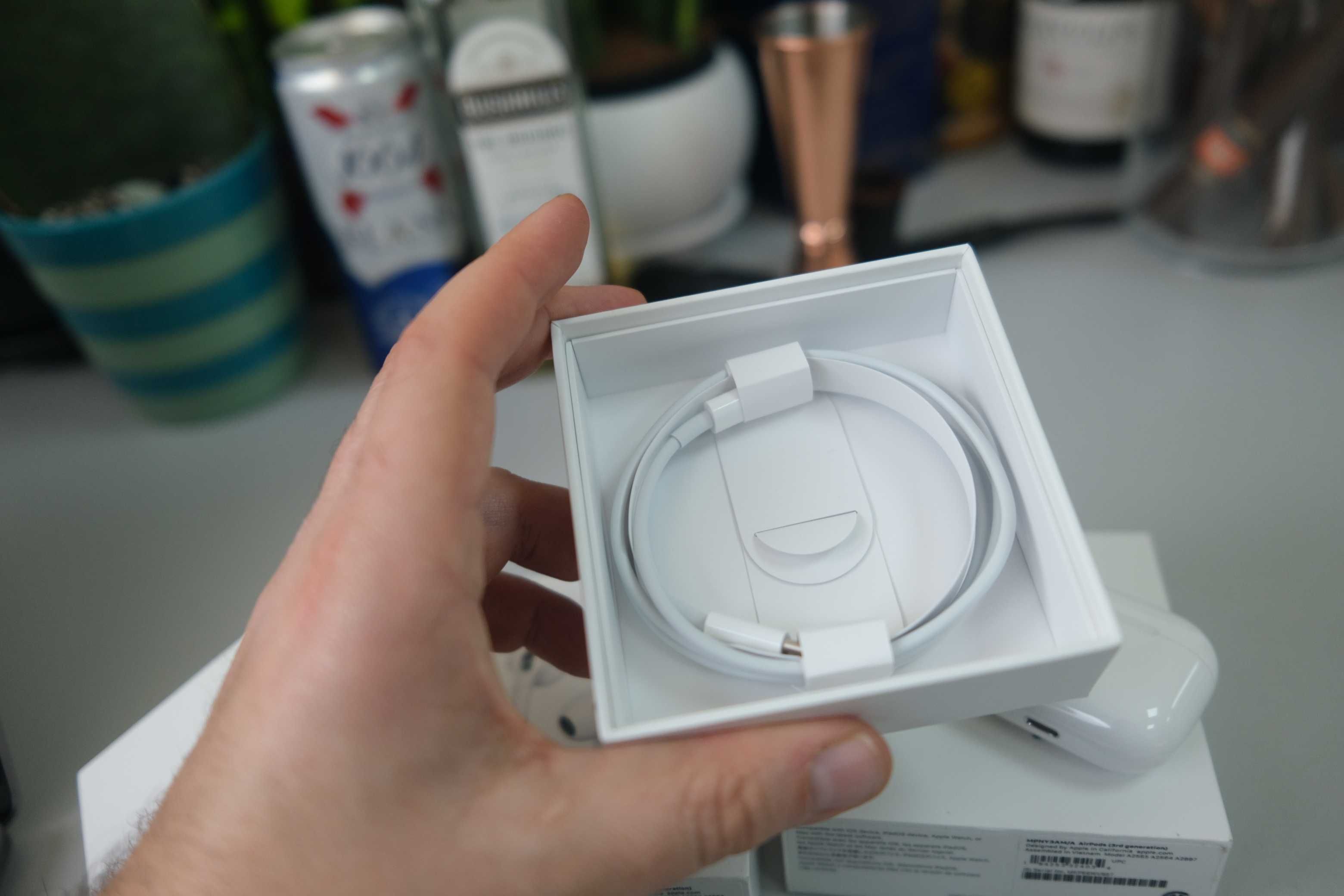 Apple Airpods  3 gen Open Box  коробка кабель весь комплект