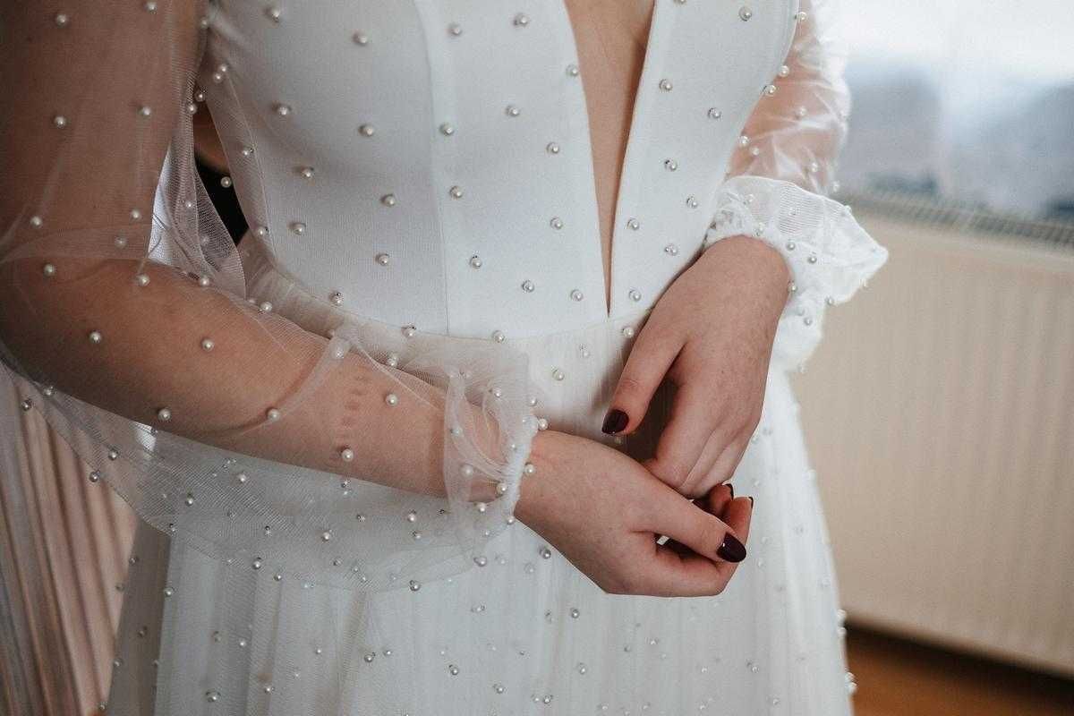 Suknia ślubna projektu Aleksandry Mirosław