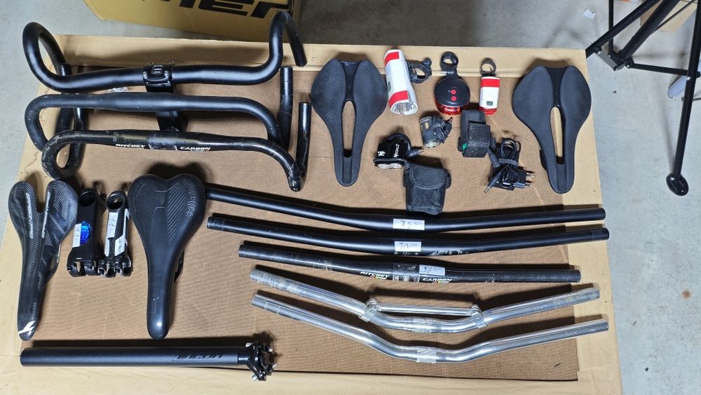 Material de bicicleta
* Rodas Fulcrum Racing 900 (novas)
* Rod