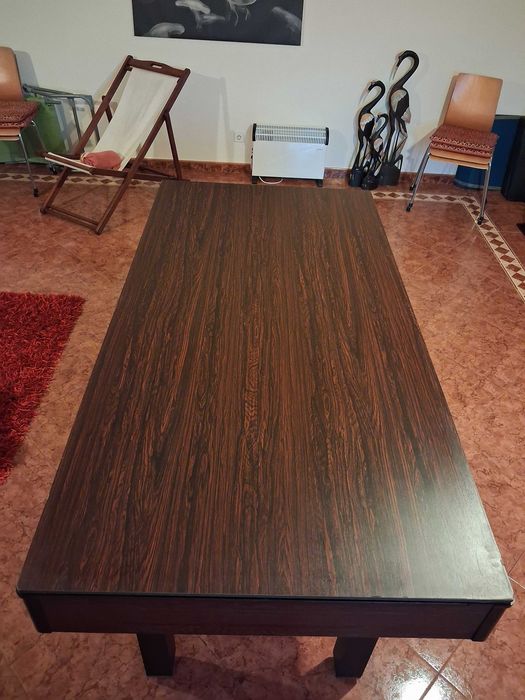 Mesa de bilhar e ping pong com tampa
