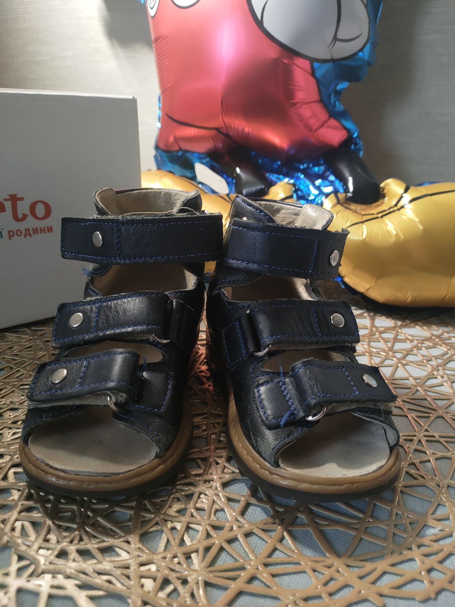 Ортопедичні босоніжки, сандалі з ВП2, дитяче взуття