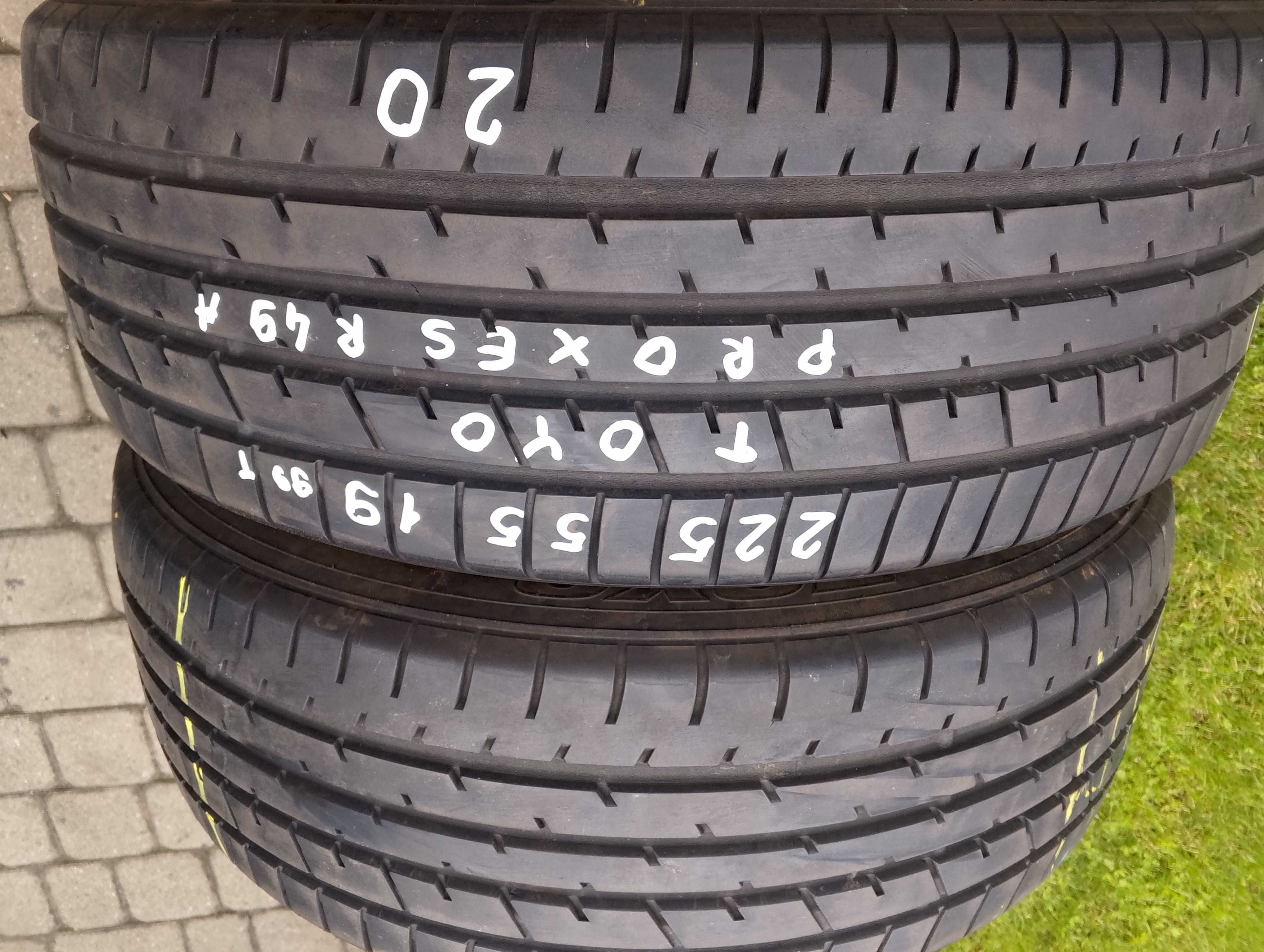 opony jak NOWE 2szt. 225/55/19 Toyo Proxes , 2020 rok