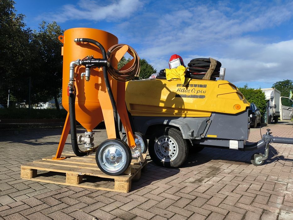 Atlas copco xas 97+piaskarka nowa dostawa gratis