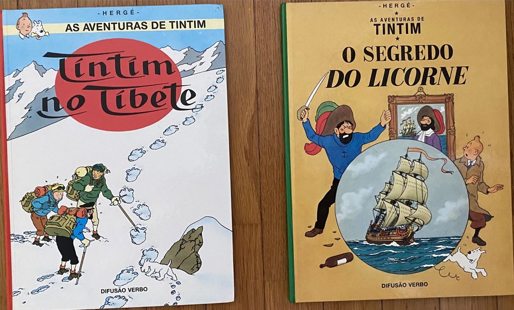 10 Livros das “Aventuras de Tim Tim”