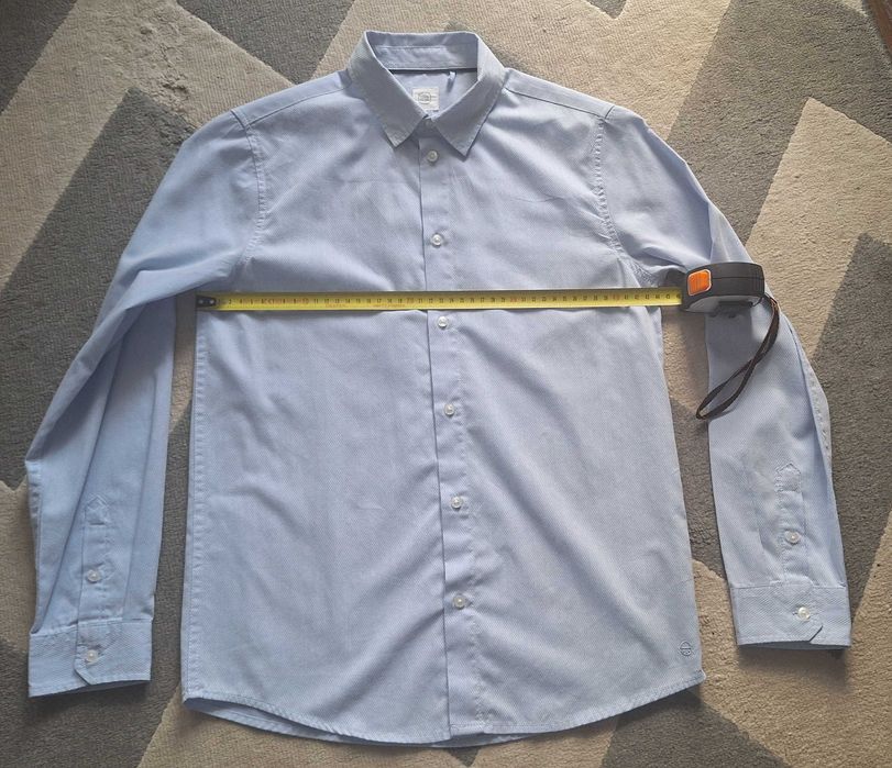 Niebieska elegancka koszula Smyk (Cool Club) roz 158, stan db.