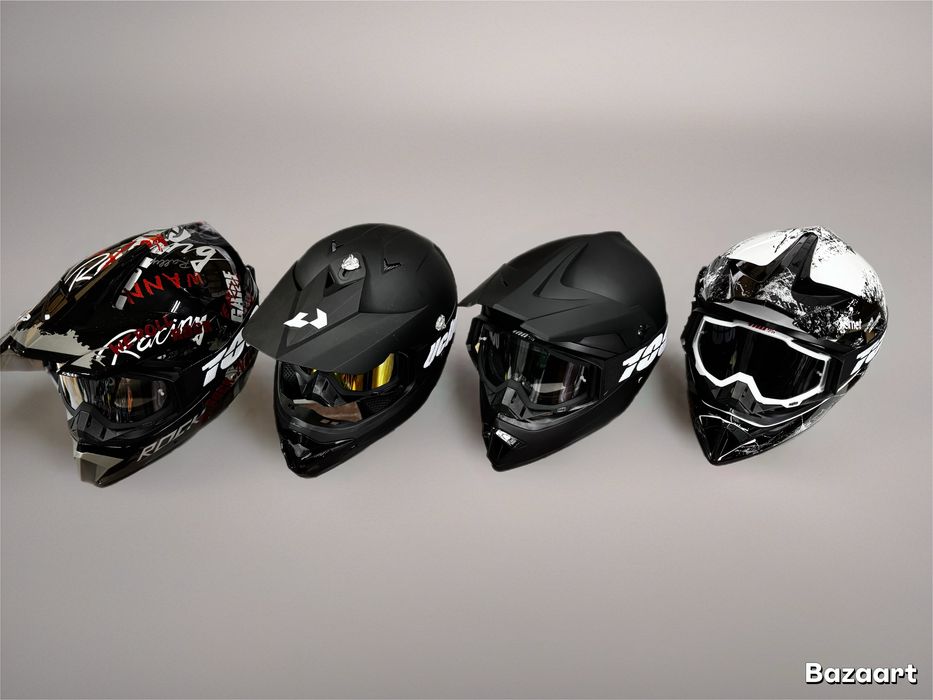 Мото шлем кроссовый мотошлем эндуро