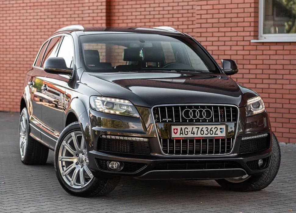 Audi Q7 Audi Q7 3.0 TDI Quattro S-line Zadbana Serwisowana Kolor Mokka !