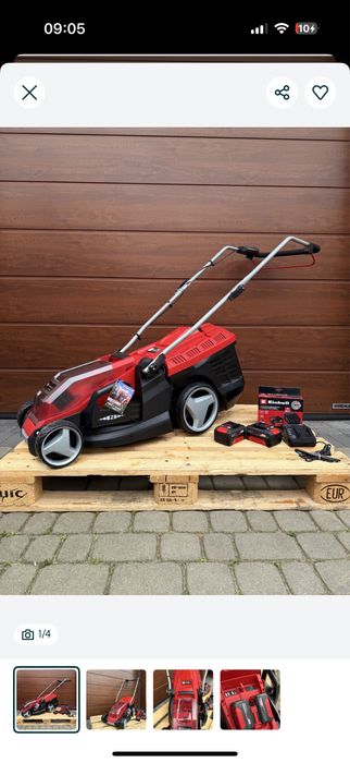 Kosiarka akumulatorowa einhell ge-cm 36/36li aku 2x4ah