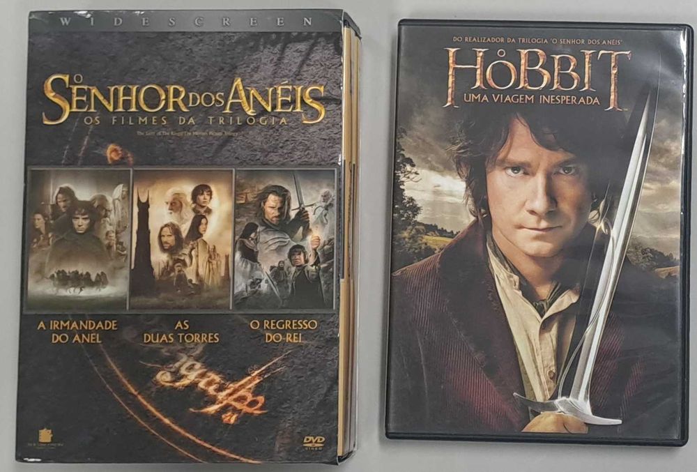 Pack "O Senhor dos Aneis" (3 Filmes - 6 DVD)+ "O HoBBiT"