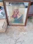Quadro com virgem maria e menino jesus
