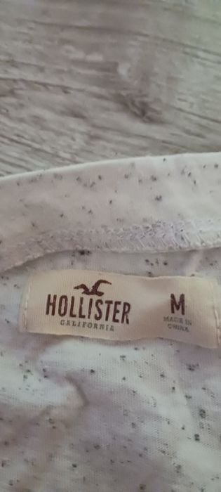 Biały przepiorczy asymetryczny tshirt rozm.38/40