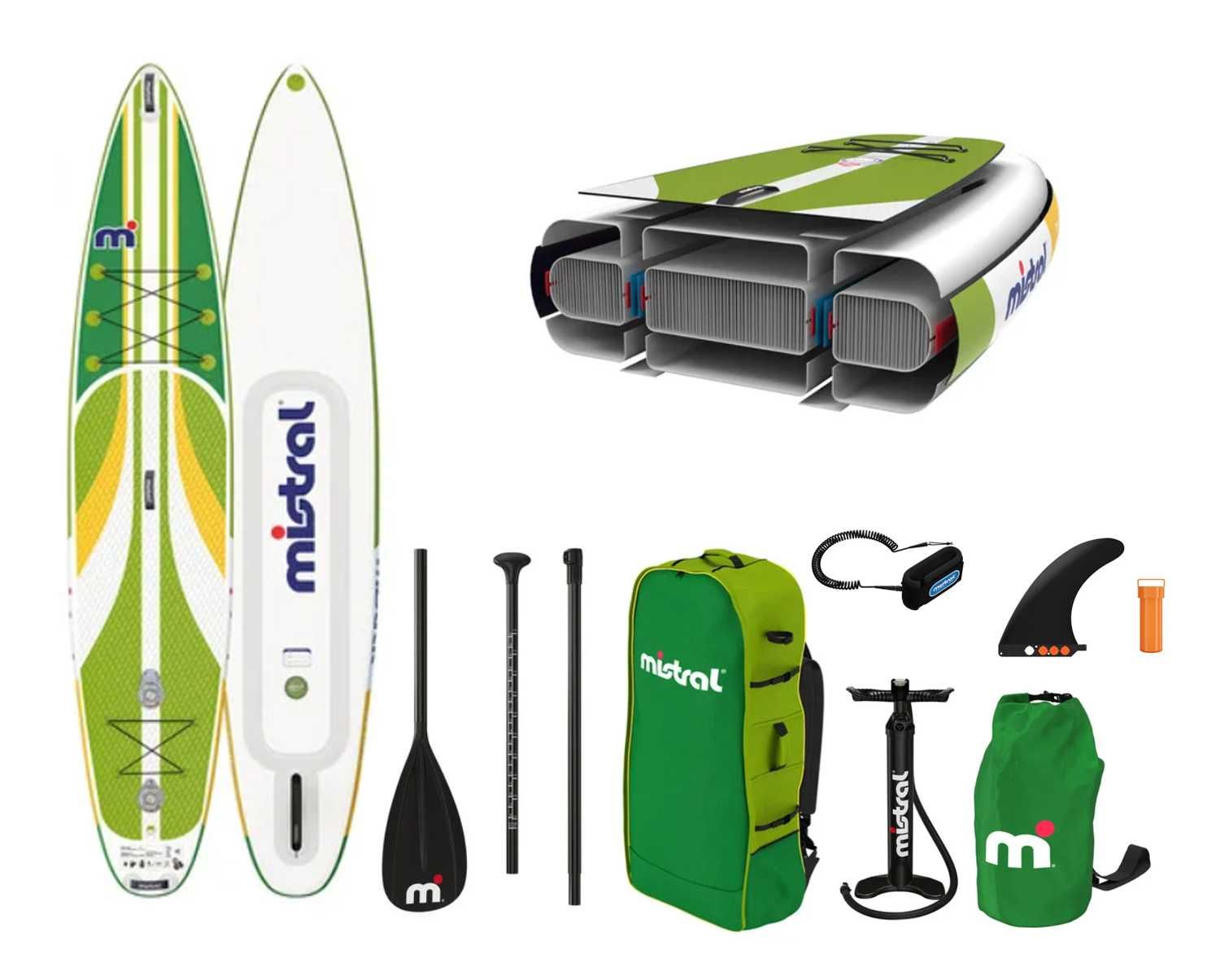 Deska do pływania SUP Mistral Touring dwukomorowa 381cm